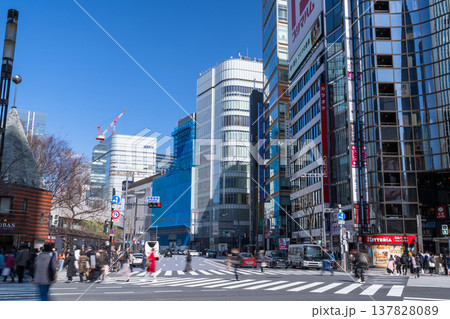 《東京都》数寄屋橋・都市風景 137828089