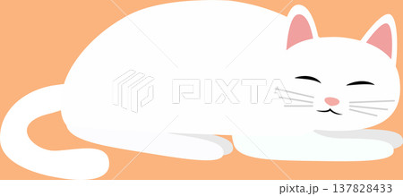 domestic cat sleeping. PNG domestic cat sleeping. PNG 137828433