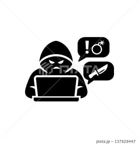 Online Terrorist Threat icon 137828447