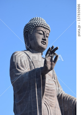 牛久大仏 世界最大のブロンズ立像 137830986