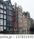 View of Amsterdan waterfront at Prinsengracht canal from a boat 137831430