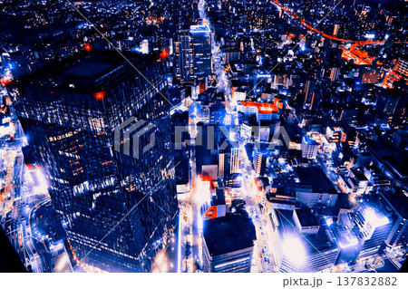 名古屋スカイプロムナードの夜景 名古屋スカイプロムナードの夜景 137832882