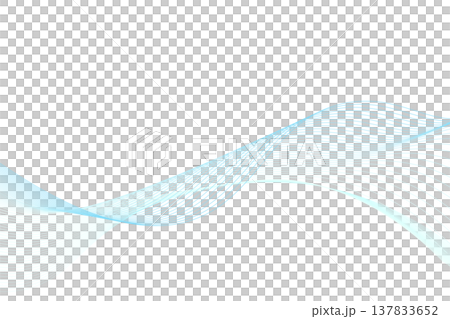 Simple curved wave background, light blue, blue 137833652