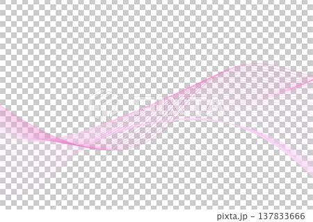 流動、抽象的粉紅色曲線波浪背景；櫻花粉、桃粉、玫瑰粉。 137833666