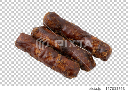 透明背景上的黑色花林刀（png） 137833868