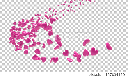 白い背景を舞う3Dハートの背景素材 抽象背景:恋愛・感謝・お祝い・バレンタイン・ウェディング 白い背景を舞う3Dハートの背景素材 抽象背景:恋愛・感謝・お祝い・バレンタイン・ウェディング 137834130