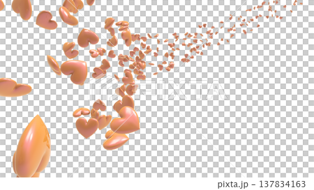 白い背景を舞う3Dハートの背景素材 抽象背景:恋愛・感謝・お祝い・バレンタイン・ウェディング 白い背景を舞う3Dハートの背景素材 抽象背景:恋愛・感謝・お祝い・バレンタイン・ウェディング 137834163