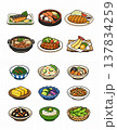 和食イラストセット｜主菜・副菜 137834259