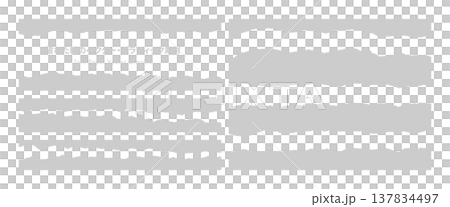破れた紙のベクター・グラフィック素材（Grey） 137834497