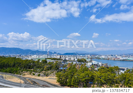 静岡県富士市田子の浦の公園 静岡県富士市田子の浦の公園 137834717
