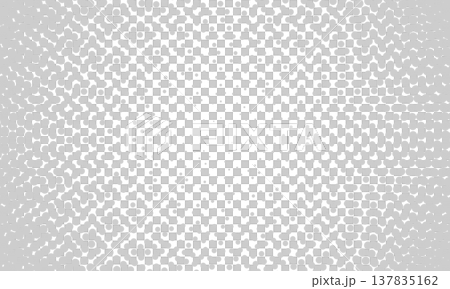 Halftone dot circle business background (gray) 137835162