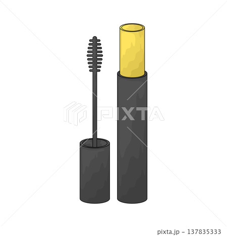 Illustration of Mascara Illustration of Mascara 137835333