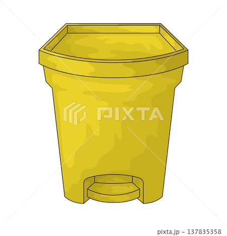Illustration of medical trash 137835358
