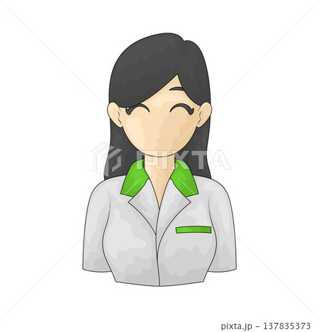 Illustration of Pharmacy staff 137835373