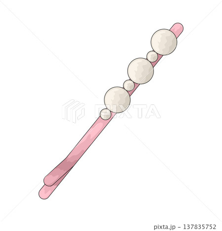 Illustration of Hair Clip 137835752