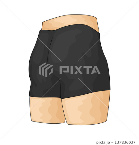 Illustration of Buttocks Illustration of Buttocks 137836037