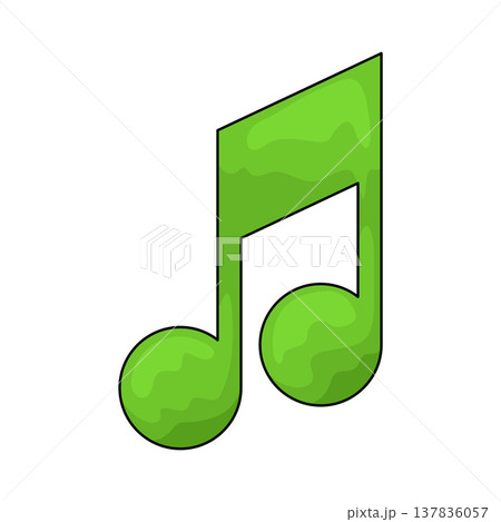 Illustration of Music Note 137836057
