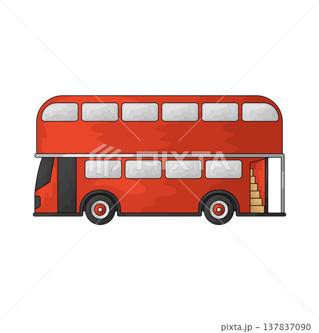 Illustration of Double Decker bus 137837090