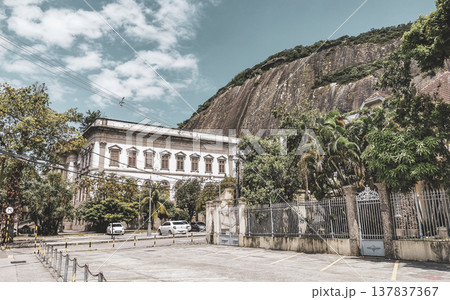 Rio de Janeiro Brazil Urca Village City Street Cityscape Buildings. Rio de Janeiro Brazil Urca Village City Street Cityscape Buildings. 137837367