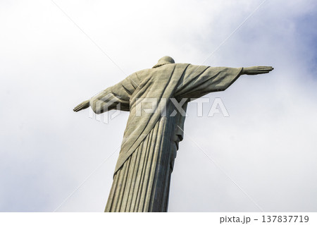 Christ the Redeemer on Corcovado mountain Rio de Janeiro Brazil. Christ the Redeemer on Corcovado mountain Rio de Janeiro Brazil. 137837719