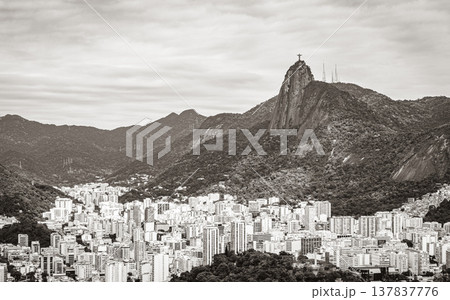 Cristo Redentor on the Corcovado mountain Rio de Janeiro Brazil. Cristo Redentor on the Corcovado mountain Rio de Janeiro Brazil. 137837776