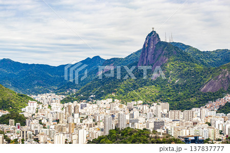 Cristo Redentor on the Corcovado mountain Rio de Janeiro Brazil. 137837777