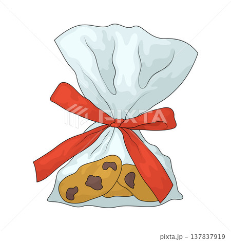 Illustration of Cookie Bag 137837919