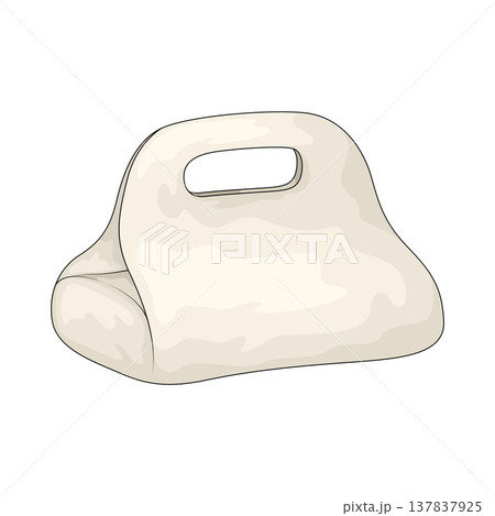 Illustration of food bag 137837925