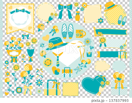 [2026] Stylish Father's Day Illustration Set (No Text) 137837993