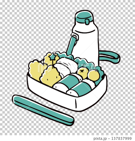 運動會午餐盒和水壺 - 2 種顏色 137837999