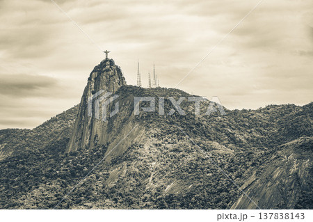 Cristo Redentor on the Corcovado mountain Rio de Janeiro Brazil. Cristo Redentor on the Corcovado mountain Rio de Janeiro Brazil. 137838143