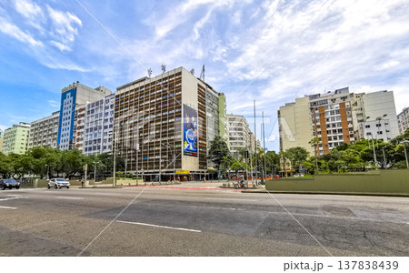 Rio de Janeiro Brazil Copacaban City Downtown Street Cityscape Skyline. 137838439