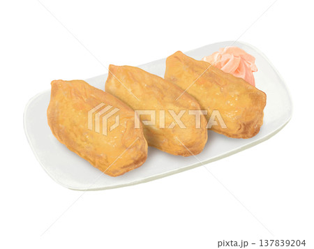 いなり寿司(皿付き) いなり寿司(皿付き) 137839204