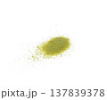 Powdered matcha green tea 137839378