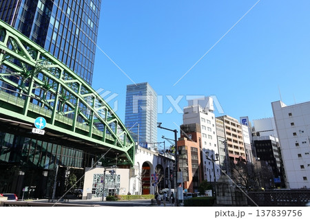 東京都市風景 昌平橋交差点 東京都市風景 昌平橋交差点 137839756
