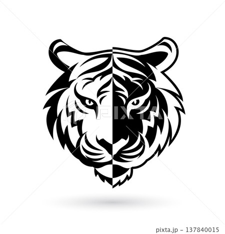 Tiger Mascot Logo Tiger Mascot Logo 137840015