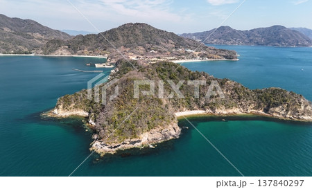 広島県呉市蒲刈【県民の浜・ゾウ岩】2026年3月撮影_ドローン空撮_HKKHAMA_No03 137840297