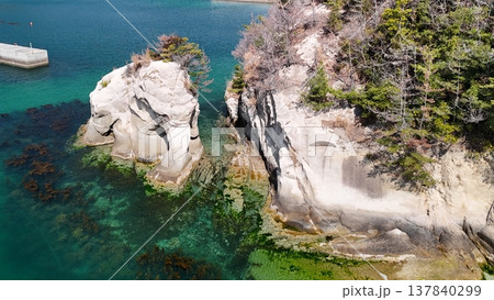 広島県呉市蒲刈【県民の浜・ゾウ岩】2026年3月撮影_ドローン空撮_HKKHAMA_No05 広島県呉市蒲刈【県民の浜・ゾウ岩】2026年3月撮影_ドローン空撮_HKKHAMA_No05 137840299