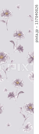 terrazzo flooring vector seamless pattern in yellow and green leaves on white 137840826