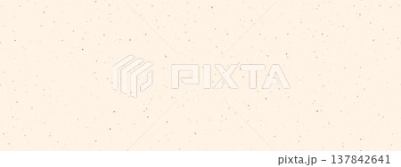 Eggshell fleck texture and vector grain beige subtle background. Organic pattern of irregular brown and white dots across warm neutral base. Natural vector grain for rustic packaging, eco invitations 137842641