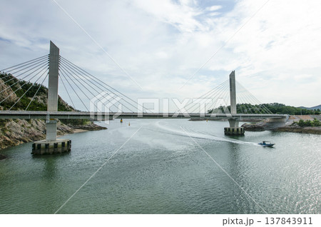 Scenery of the Gogunsan Island near Gunsan, Jeollabuk-do. 137843911