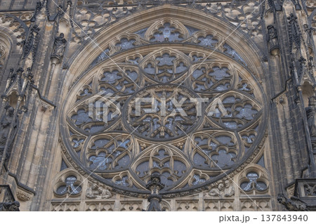 St. Vitus Cathedral, Prague . Czech Republic St. Vitus Cathedral, Prague . Czech Republic 137843940