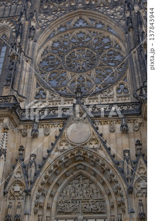 St. Vitus Cathedral, Prague . Czech Republic St. Vitus Cathedral, Prague . Czech Republic 137843944