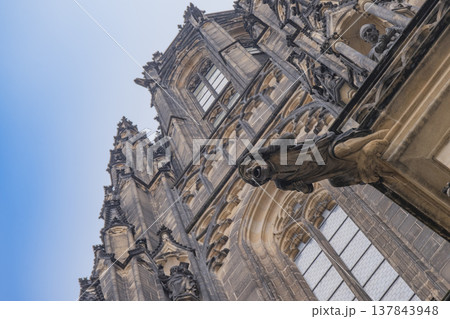 St. Vitus Cathedral, Prague . Czech Republic St. Vitus Cathedral, Prague . Czech Republic 137843948