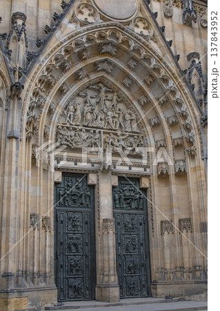 St. Vitus Cathedral, Prague . Czech Republic St. Vitus Cathedral, Prague . Czech Republic 137843952