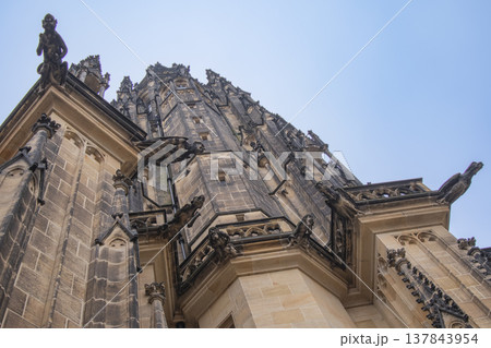St. Vitus Cathedral, Prague . Czech Republic St. Vitus Cathedral, Prague . Czech Republic 137843954