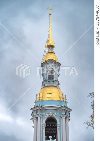 The Naval Cathedral of St. Nicholas the Epiphany in St. Petersburg The Naval Cathedral of St. Nicholas the Epiphany in St. Petersburg 137844037
