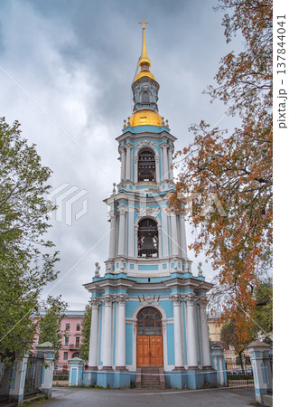 The Naval Cathedral of St. Nicholas the Epiphany in St. Petersburg The Naval Cathedral of St. Nicholas the Epiphany in St. Petersburg 137844041