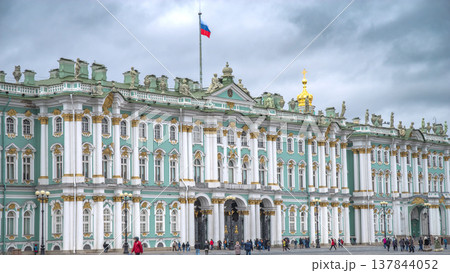 The Winter Palace on Palace Square in St. Petersburg The Winter Palace on Palace Square in St. Petersburg 137844052