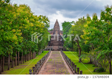 Phanom Rung Historical Park built by rock at Phanom Rung mountain buriram province, Attractions in Thailand Phanom Rung Historical Park built by rock at Phanom Rung mountain buriram province, Attractions in Thailand 137846004